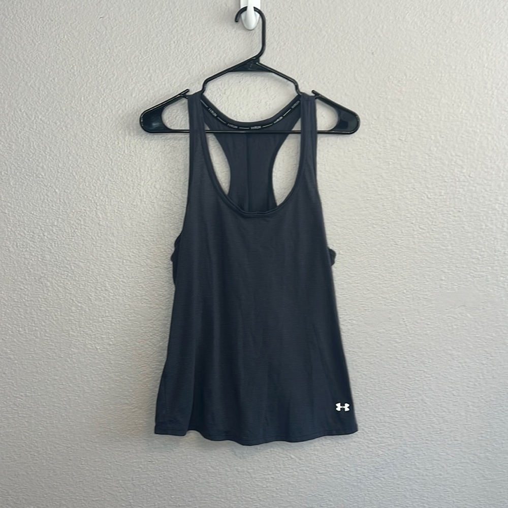 Under Armour Dark Gray Razor Run Tank